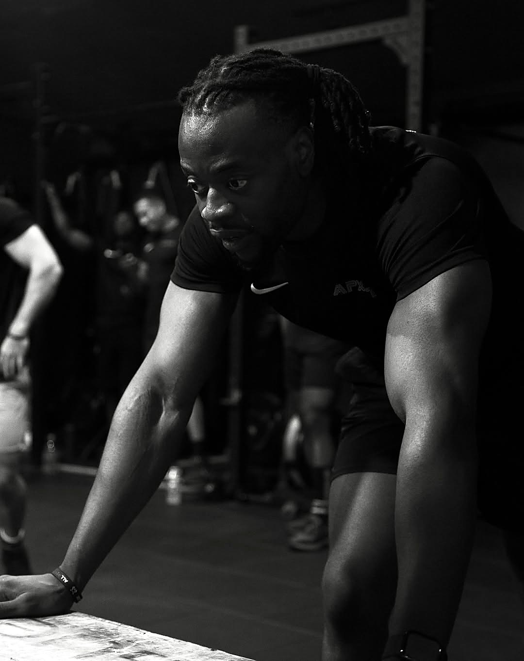Coach working with a client
